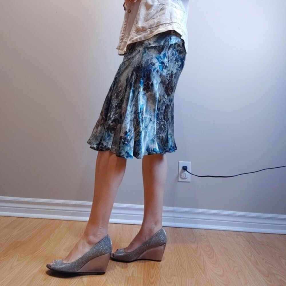 United Colors of Benetton 100% Silk Skirt